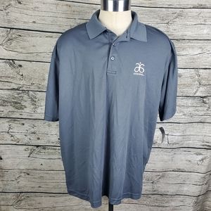 Arbonne Ultra Club Cool & Dry Gray Polo Shirt Size 2XL.Pit to pit approx: 29 i